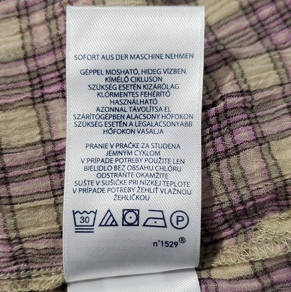 Chaps women's long sleeve peasant top blouse NWT - Picture 9 of 10